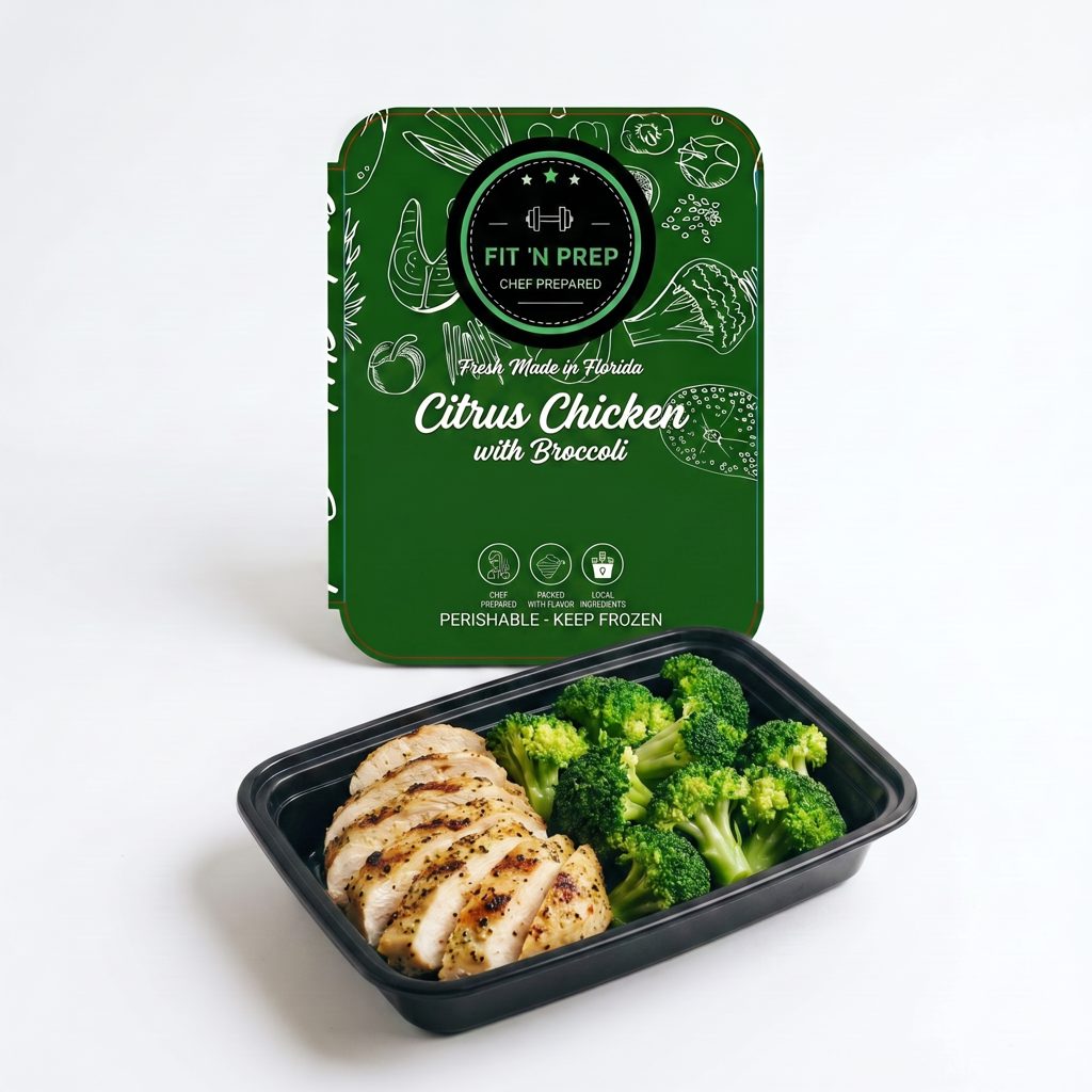Citrus Chicken with Broccoli