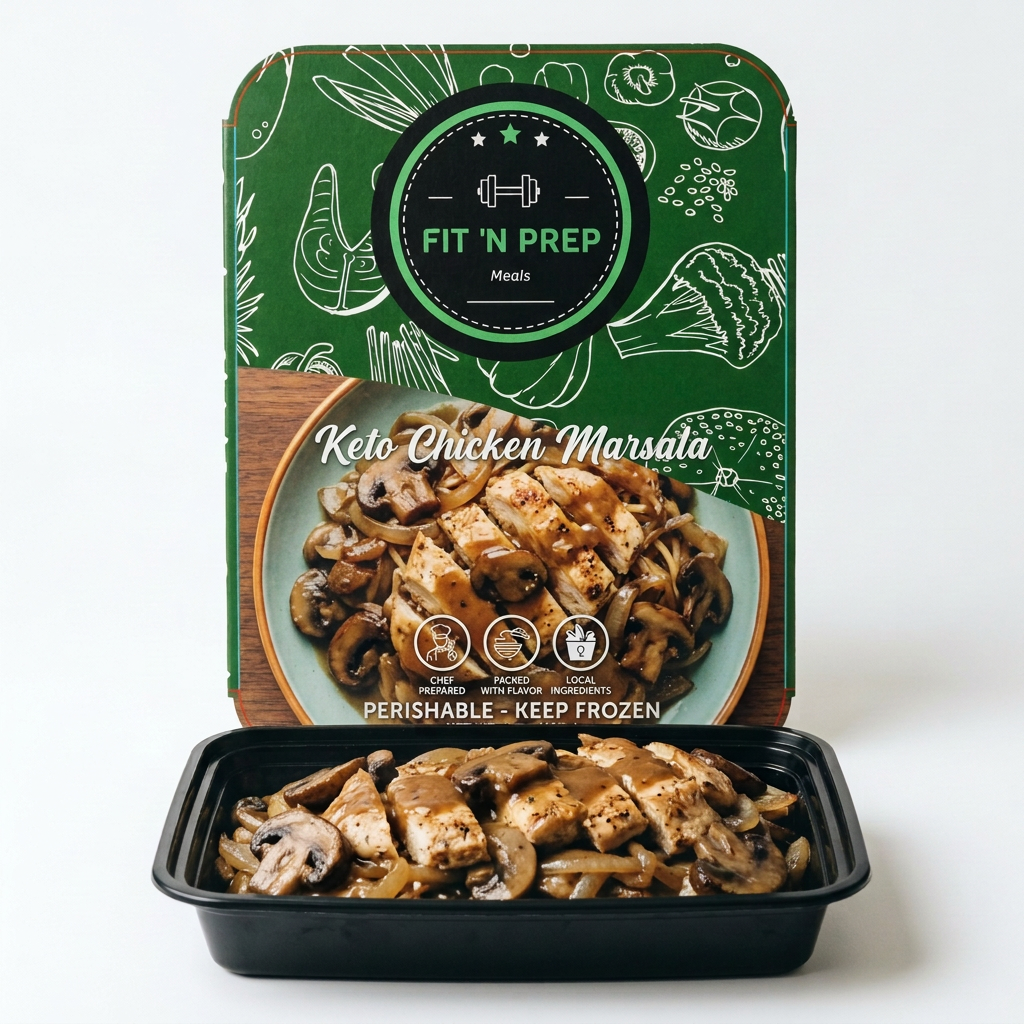 Chicken Marsala with Mushrooms & Onions — chef-prepared meal from Fit 'n Prep Meals