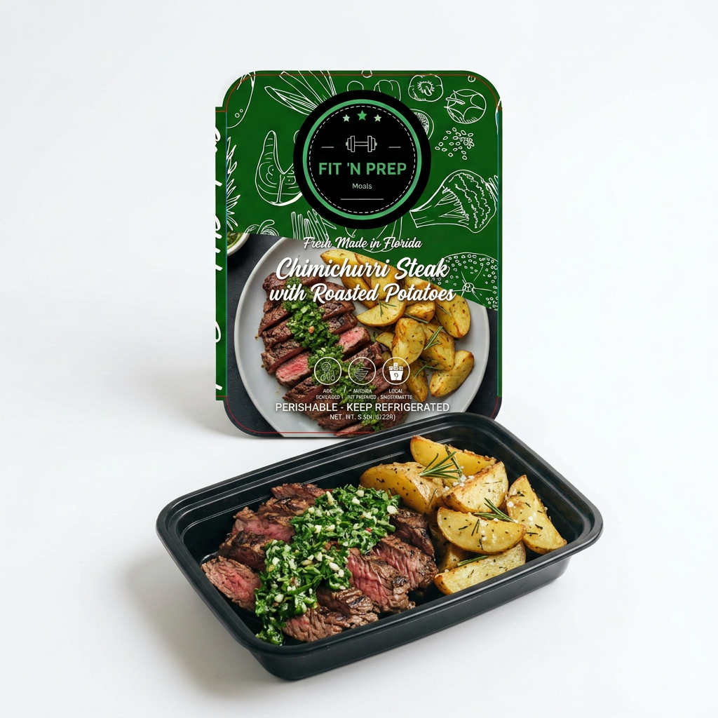 Chimichurri Steak with Roasted Potatoes