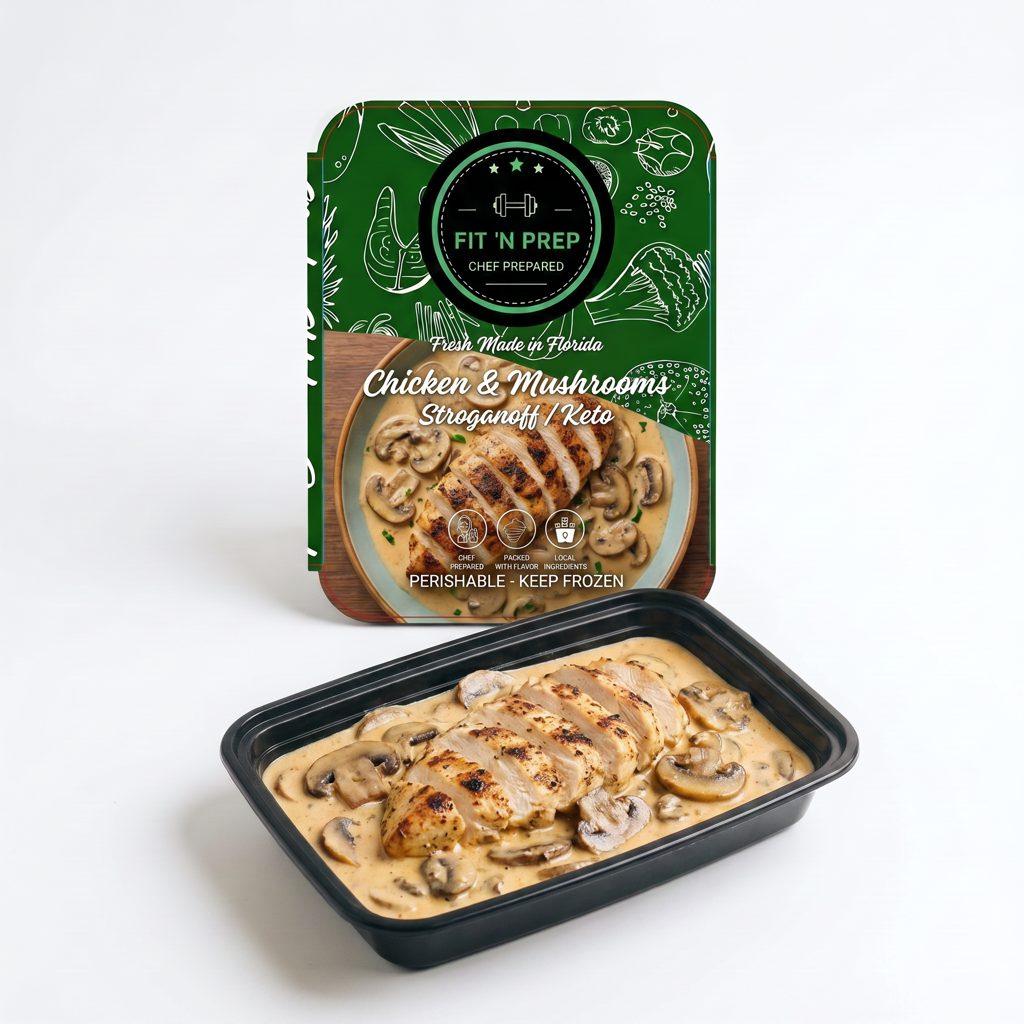Chicken and Mushrooms Stroganoff