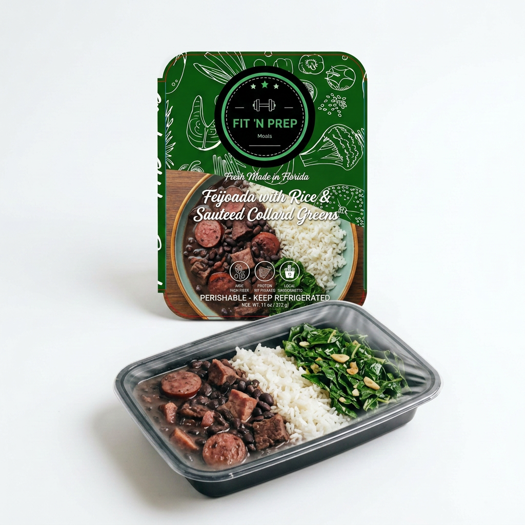 Feijoada with Rice and Sauteed Collard Greens